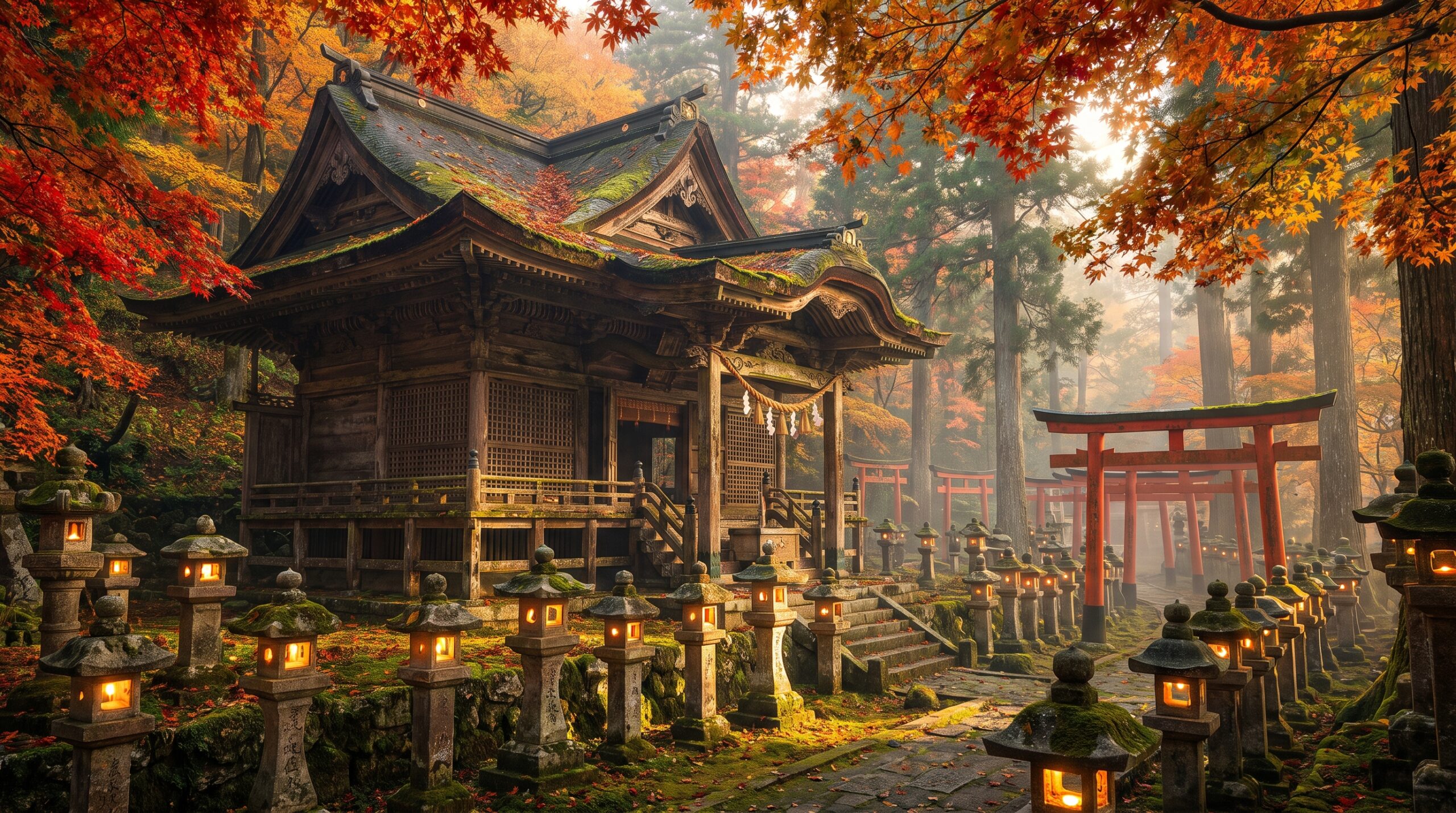 Golden Kyoto Shrine Wallpaper